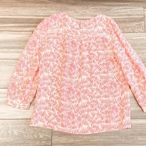 Madewell Silk Coral Blouse, Size Small - Picture 5 of 5